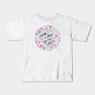 Own Who You Are Kids T-Shirt